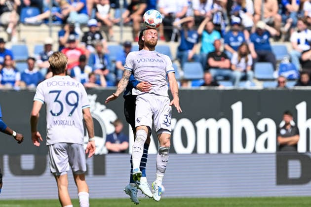 2 Bundesliga 25 26 Arminia Bielefeld VfL Bochum on 02 05 2026 at the SchücoArena in Bielefeld Philipp Hofmann Bochum MT