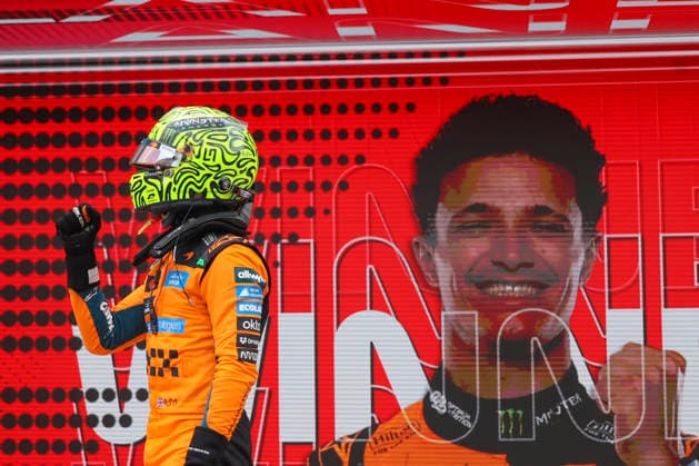Formula 1 Crypto.com Miami Grand Prix 2026 Lando Norris (GBR), winner McLaren Mastercard F1 Team, MCL40 during Formula 1 Crypto.com Miami Grand Prix 2026. Sprint race on May 2., 2026 in Miami, United States Of America Zsombor Toth Miami Miami International Autodrome Florida United States Of America