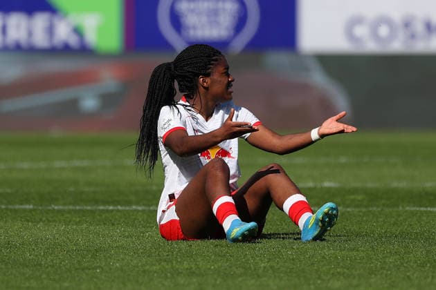 VfL vs Leipzig, BL Women Wolfsburg, 02 05 2026, Football, Women, Google Pixel Bundesliga, Season 2025 2026, VfL Wolfsburg vs RB Leipzig, Delice Boboy RB Leipzig AOK Stadion Niedersachsen Germany
