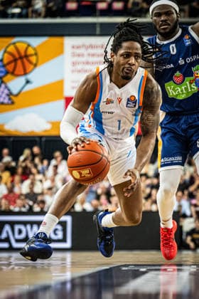Rostock, Germany 02 May 2026 1 BBL 2025 2026 Sp 32 Rostock Seawolves vs Science City Jena In the picture Uchenna Iroegbu Science City Jena Copyright: xFotostandx xVoelkerx