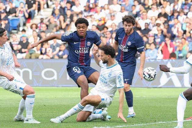 FOOTBALL : Paris Saint Germain Vs FC Lorient - Ligue 1 - 02 05 2026 Pierre Mounguengue (PSG) ParisFrance  Copyright: xMichaelxBaucherx