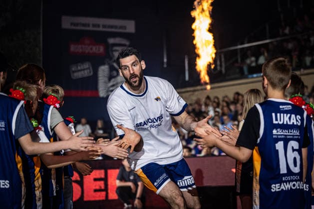 Rostock, Germany 02 May 2026 1 BBL 2025 2026 Sp 32 Rostock Seawolves vs Science City Jena In the picture Dominic Lockhart Rostock Seawolves Copyright: xFotostandx xVoelkerx