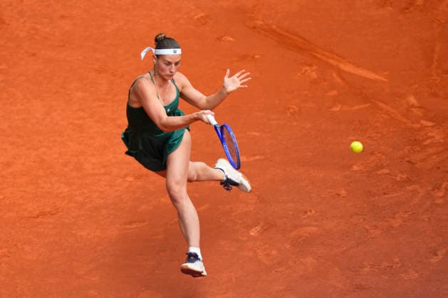 Mutua Madrid Open - Day Thirteen Marta Kostyuk of Ukraine plays against Mirra Andreeva during Women s Singles final match on Day thirteen of the Mutua Madrid Open 2026, ATP, Tennis Herren Masters 1000 and WTA, Tennis Damen 1000 tournament celebrates at La Caja Magica on May 1, 2026 in Madrid, Spain. Madrid Spain  Copyright: xJosexBretonx originalFilename:bretonhernandez-mutuamad260502_npYSP.jpg