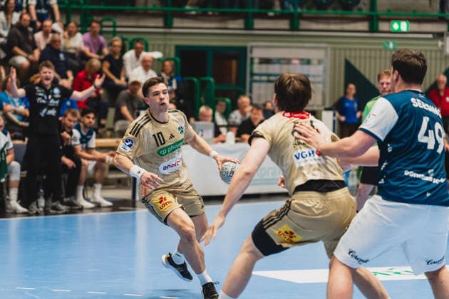 Renars Uscins TSV Hannover Burgdorf, 10 at match setup Bergischer HC vs TSV Hannover Burgdorf, Handball, Daikin 1 HBL, Matchday 30, Season 2025 26, 02 04 2026, Bergischer HC vs TSV Hannover Burgdorf, Handball, Daikin 1 HBL, Matchday 30, Season 2025 26, 02 04 2026 Wuppertal Copyright: xEibner-Pressefoto LukasxBaldygax EP_LBA