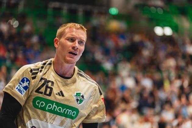 Jonathan Edvardsson TSV Hannover Burgdorf, 26 Bergischer HC vs TSV Hannover Burgdorf, Handball, Daikin 1 HBL, Matchday 30, Season 2025 26, 02 04 2026, Bergischer HC vs TSV Hannover Burgdorf, Handball, Daikin 1 HBL, Matchday 30, Season 2025 26, 02 04 2026 Wuppertal Copyright: xEibner-Pressefoto LukasxBaldygax EP_LBA