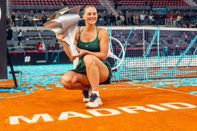 TENNIS : Mutua Madrid finale Dames - WTA, Tennis Damen - 02 05 2026 Tennis - Madrid 2026 - ATP, Tennis Herren - WTA - 02 05 2026 - Marta Kostyuk MadridSpain  Copyright: xCCx