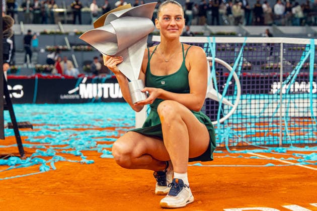 TENNIS : Mutua Madrid finale Dames - WTA, Tennis Damen - 02 05 2026 Tennis - Madrid 2026 - ATP, Tennis Herren - WTA - 02 05 2026 - Marta Kostyuk MadridSpain  Copyright: xCCx