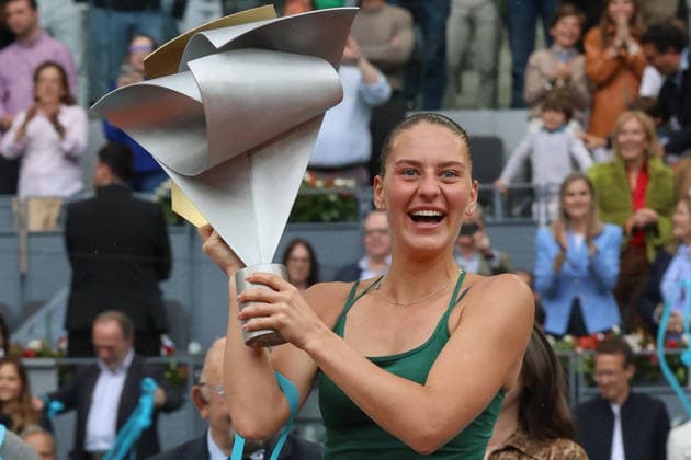 TENNIS : Mutua Madrid finale Dames - WTA, Tennis Damen - 02 05 2026 Tennis - Madrid 2026 - ATP, Tennis Herren - WTA - 02 05 2026 - Marta Kostyuk MadridSpain  Copyright: xCCx