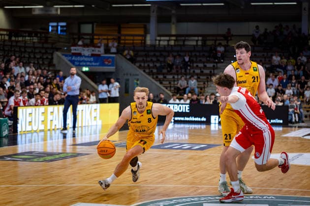 , GER, Bozic Estriche Knights Kirchheim vs RheinStars Koeln, BARMER 2 Basketball Bundesliga, 34 Matchday, Season 2025 2026, 02 05 2026 , GER, Bozic Estriche Knights Kirchheim vs RheinStars Koeln, BARMER 2 Basketball Bundesliga, 34 Matchday, Season 2025 2026, 02 05 2026 Goeppingen Copyright: xEibner-Pressefoto NinaxSanderx EP_NSR