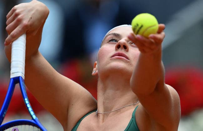 Mutua Madrid Open tennis tournament MADRID, SPAIN - MAY 02: Russian tennis player Mirra Andreeva (not seen) in action against Ukraine s Marta Kostyuk during the WTA, Tennis Damen women s singles final match of the Mutua Madrid Open at Caja Magica in Madrid, Spain, on May 02, 2026. Burak Akbulut Anadolu Madrid Spain. Editorial use only. Please get in touch for any other usage.  Copyright: x2026xAnadoluxBurakxAkbulutx