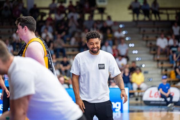 Brian Wenzel Bozic Estriche Knights Kirchheim, Assistant Coach GER, Bozic Estriche Knights Kirchheim vs RheinStars Koeln, BARMER 2 Basketball Bundesliga, 34 Matchday, Season 2025 2026, 02 05 2026 , GER, Bozic Estriche Knights Kirchheim vs RheinStars Koeln, BARMER 2 Basketball Bundesliga, 34 Matchday, Season 2025 2026, 02 05 2026 Goeppingen Copyright: xEibner-Pressefoto NinaxSanderx EP_NSR