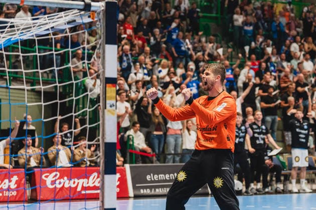 Christopher Rudeck Bergischer HC, 01 cheers towards the fans and clenches his fists Bergischer HC vs TSV Hannover Burgdorf, Handball, Daikin 1 HBL, Matchday 30, Season 2025 26, 02 04 2026, Bergischer HC vs TSV Hannover Burgdorf, Handball, Daikin 1 HBL, Matchday 30, Season 2025 26, 02 04 2026 Wuppertal Copyright: xEibner-Pressefoto LukasxBaldygax EP_LBA