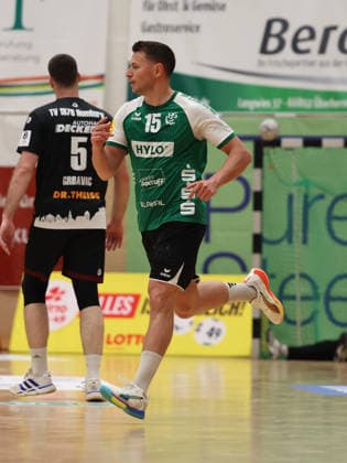 02 05 2026, Handball, Men, 3 Liga Staffel Süd West, Season 2025 2026, HG Saarlouis TV Homburg, Yves Kunkel HG Saarlouis jubelt Saarlouis Stadtgartenhalle Saarland Germany DEU Copyright: xSebastianxBachx