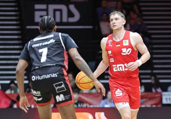 02 05 2026 Basketball Season 2025 2026 2 Bundesliga Pro A 34 Matchday Nuremberg Falcons Basketball Club NBC SBB Baskets Wolmirstedt Sportfoto Zink DaMa xdaxmax Daivien Latrell Williamson 7, SBB Baskets Wolmirstedt Vincent John Friederici 30, Nuremberg Falcons BC NBC