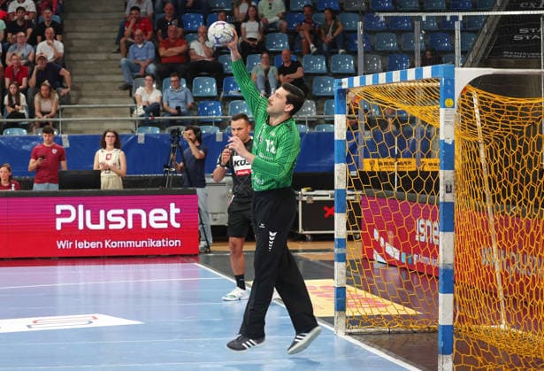 02 05 2026, Germany, Bietigheim, Handball 2 Bundesliga, SG BBM Bietigheim vs VfL Eintracht Hagen, Martin Tomovski BBM