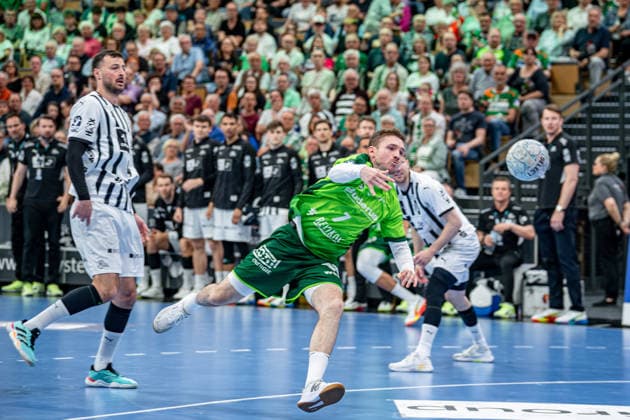 Handball Bundesliga HSG Wetzlar THW Kiel, 02 05 26 Dominik Mappes HSG Wetzlar, 7 , Domagoj Duvnjak THW Kiel, 4 Handball Bundesliga HSG Wetzlar THW Kiel Wetzlar, 02 05 26 Copyright: xBEAUTIFULxSPORTS Roeczeyx