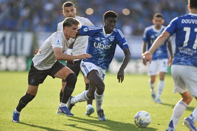 CALCIO - Serie A - Como 1907 vs SSC Napoli Assane Diao of Calcio Como in action during the Italian Serie A football match between Calcio Como and SSC Napoli on 2 of May 2026 at the Giuseppe Senigallia stadium in Como, Italy Como Italy  Copyright: xIPAxSport ABACAx