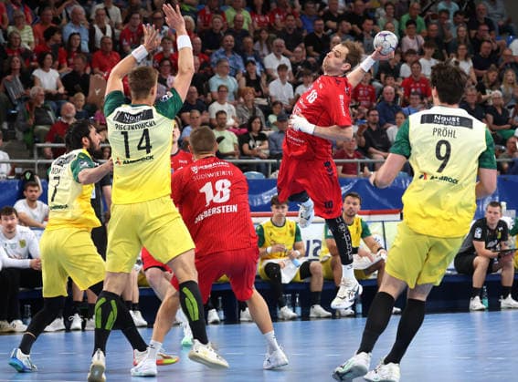 02 05 2026, Germany, Bietigheim, Handball 2 Bundesliga, SG BBM Bietigheim vs VfL Eintracht Hagen, Tom Wolf BBM