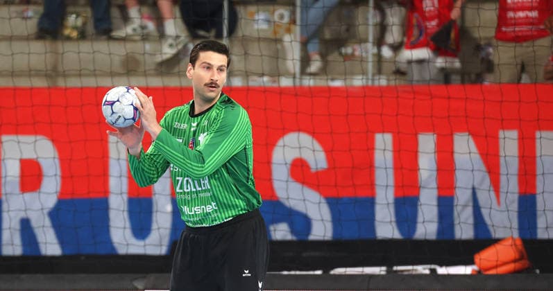 02 05 2026, Germany, Bietigheim, Handball 2 Bundesliga, SG BBM Bietigheim vs VfL Eintracht Hagen, Martin Tomovski BBM