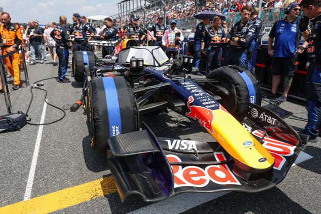 RECORD DATE NOT STATED 2nd May 2026; Miami International Autodrome, Miami, Florida, United States of America; 2026 FIA Formula 1 Miami Grand Prix; Sprint Race; the car of Max Verstappen (3) of the Netherlands and Oracle Red Bull Racing sits on the grid DavidxBuono
