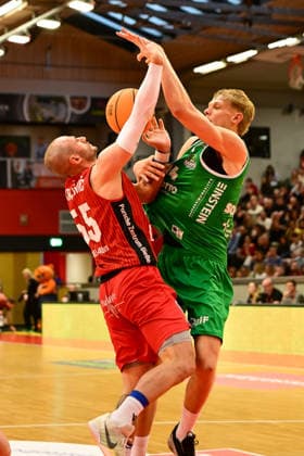 2 Bundesliga Pro A, 34 Matchday, 46ers, Basketball, Basketball season 2025 2026, BBL, Germany, Giessen 46ers EPG Baskets Koblenz, Giessen in red,Koblenz in green, Men, Men
