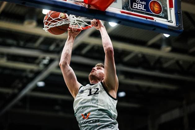 Marten Linssen Gladiators Trier , Vet Concept Gladiators Trier vs EWE Baskets Oldenburg, Basketball , Basketball, easyCredit BBL, Matchday 32, Season 2025 2026, 02 05 2026 Vet Concept Gladiators Trier vs EWE Baskets Oldenburg, Basketball , Basketball, easyCredit BBL, Matchday 32, Season 2025 2026, 02 05 2026 Copyright: xEibner-Pressefoto AlexanderxNeisx EP_ANS