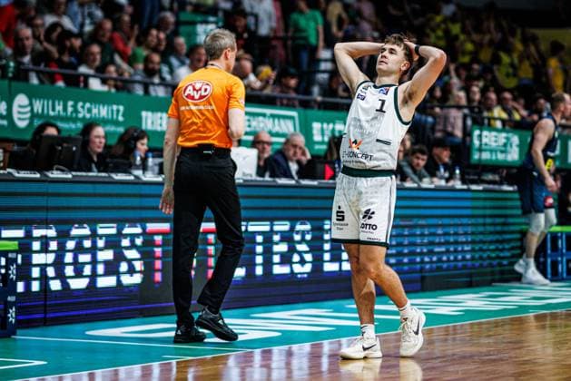 Steven Ashworth Gladiators Trier , Vet Concept Gladiators Trier vs EWE Baskets Oldenburg, Basketball , Basketball, easyCredit BBL, Matchday 32, Season 2025 2026, 02 05 2026 Vet Concept Gladiators Trier vs EWE Baskets Oldenburg, Basketball , Basketball, easyCredit BBL, Matchday 32, Season 2025 2026, 02 05 2026 Copyright: xEibner-Pressefoto AlexanderxNeisx EP_ANS