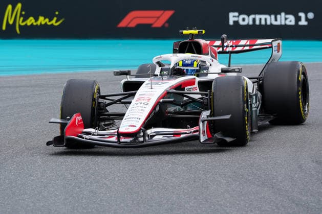 Oliver Bearman Toyota Gazoo Racing Haas F1 Team, Great Britain, 87 USA, Formula 1 World Championship, Miami Grand Prix, Miami International Autodrome, Miami Gardens, sprint race, 2026 season, 02 05 2026 USA, Formula 1 World Championship, Miami Grand Prix, Miami International Autodrome, Miami Gardens, sprint race, 2026 season, 02 05 2026 Miami Gardens Copyright: xEibner-Pressefoto ScottxColemanx EP_SCN