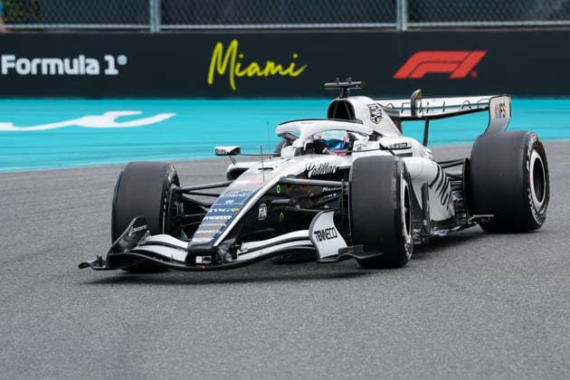 Sergio Checo Perez Cadillac F1 Team, Mexico, 11 USA, Formula 1 World Championship, Miami Grand Prix, Miami International Autodrome, Miami Gardens, sprint race, 2026 season, 02 05 2026 USA, Formula 1 World Championship, Miami Grand Prix, Miami International Autodrome, Miami Gardens, sprint race, 2026 season, 02 05 2026 Miami Gardens Copyright: xEibner-Pressefoto ScottxColemanx EP_SCN