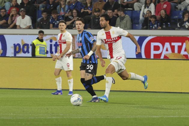 during Atalanta BC vs Genoa CFC, 35Â° Serie A Enilive 2025-26 game at New Balance arena in Bergamo (BG), Italy, on May il 02, 2026.  Copyright: xDavidexCasentini IPAxSportx xipa-agency.netx xx IPA_74385792 IPA_Agency_IPA74385792