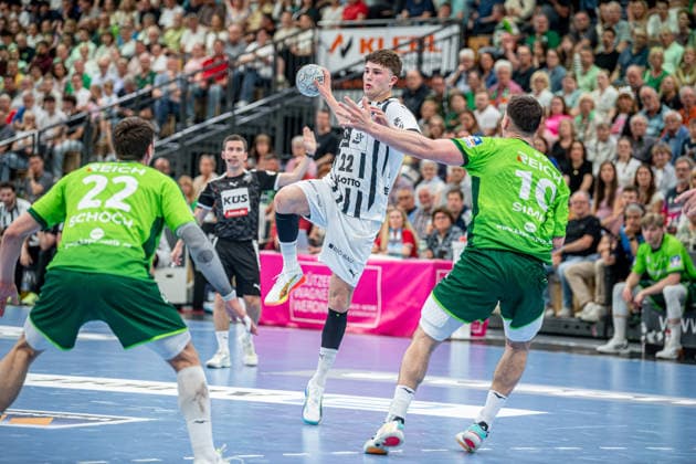 Handball Bundesliga HSG Wetzlar THW Kiel, 02 05 26 Rasmus Ankermann THW Kiel, 22 , Josip Simic HSG Wetzlar, 10 , Jona Schoch HSG Wetzlar, 22 Handball Bundesliga HSG Wetzlar THW Kiel Wetzlar, 02 05 26 Copyright: xBEAUTIFULxSPORTS Roeczeyx