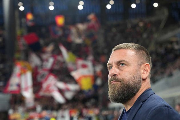 Genoa™s head coach Daniele De Rossi during the Serie A soccer match between Atalanta and Genoa at the New Balance Stadium in Bergamo , north Italy - Saturday , May 02 , 2026. - Soccer .  Copyright: xSpada LaPressex