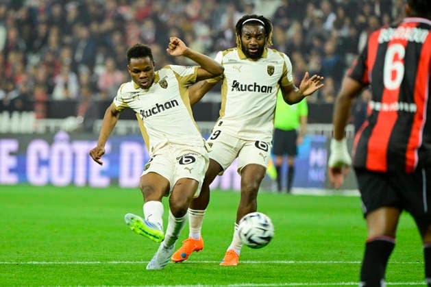 FOOTBALL : OGC Nice VS RC Lens - Ligue 1 McDonald s - 02 05 2026 Mamadou SangarÃ (RC Lens) - Ligue 1 McDonald™s match between OGC Nice and Racing Club de Lens on May 2, 2026 at the Allianz Riviera Stadium in Nice. NiceFrance  Copyright: xWilliamxCannarellax