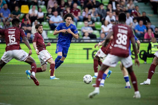 FOOTBALL : Metz FC vs AS Monaco - ligue 1 - Metz - 02 05 2026 Maghnes Akliouche 11 (AS Monaco)  Copyright: xelyxandroxcegarrax