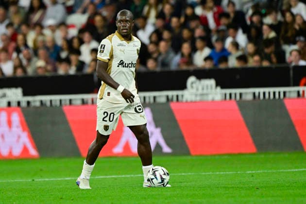 FOOTBALL : OGC Nice VS RC Lens - Ligue 1 McDonald s - 02 05 2026 Malang Sarr (RC Lens) - Ligue 1 McDonald™s match between OGC Nice and Racing Club de Lens on May 2, 2026 at the Allianz Riviera Stadium in Nice. NiceFrance  Copyright: xWilliamxCannarellax