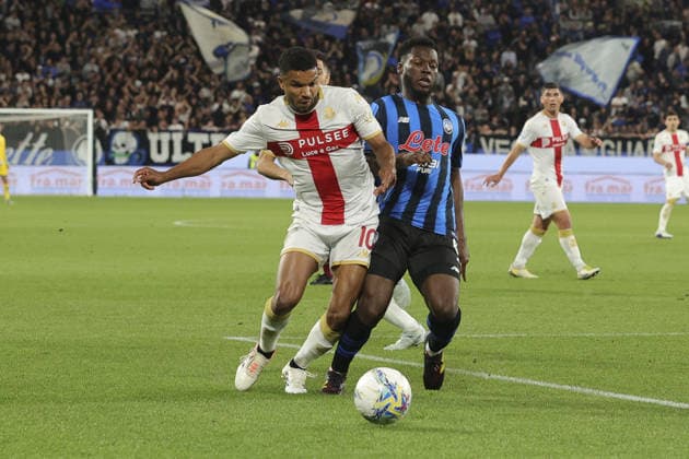 during Atalanta BC vs Genoa CFC, 35Â° Serie A Enilive 2025-26 game at New Balance arena in Bergamo (BG), Italy, on May il 02, 2026.  Copyright: xDavidexCasentini IPAxSportx xipa-agency.netx xx IPA_74388105 IPA_Agency_IPA74388105