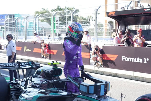 Formula 1 Crypto com Miami Grand Prix 2026 02 05 2026, Miami International Autodrome, Miami, Formula 1 Crypto com Miami Grand Prix 2026 ,pictured Pole position for tomorrows race for Andrea Kimi Antonelli ITA , Mercedes AMG Petronas Formula One Team nordphotoxGmbHx xBratic nph00250