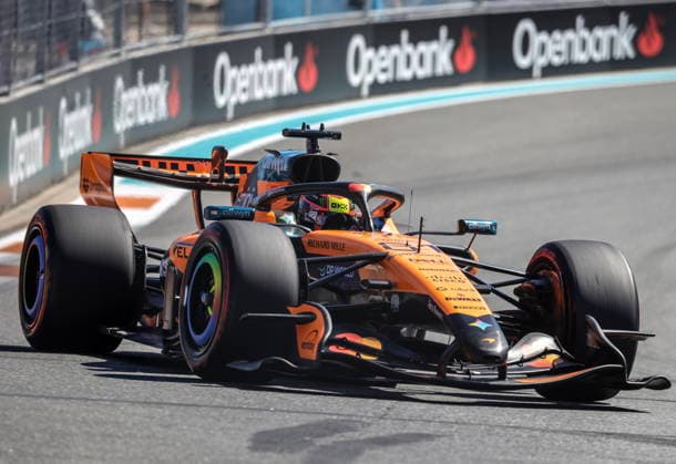 Formula One Miami Grand Prix - Sprint and Qualifying McLaren driver Oscar Piastri of Australia competes in the Qualifying for the Formula One Miami Grand Prix at the Miami International Autodrome in Miami Gardens, Florida, USA, 02 May 2026. The 2026 Formula 1 Miami Grand Prix will be held on 03 May. MIAMI GARDENS FLORIDA United States  Copyright: xCRISTOBALxHERRERA-ULASHKEVICHx