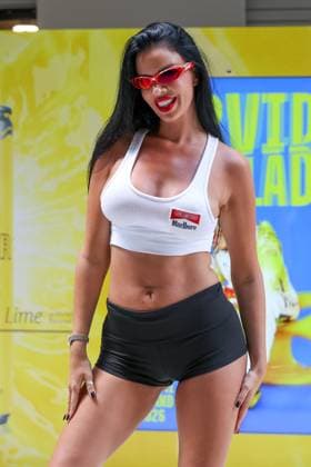 Influencer, Ivana Knoell, Knolldoll, Grand Prix of Miami, Motorsport, Men, Formula 1, Qualifying, 02 05 2026 Miami Florida USA Copyright: xkolbert-press ChristianxKolbertx