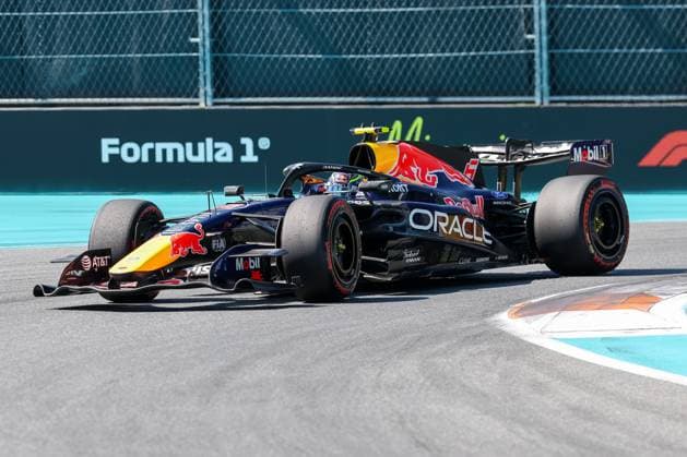 Isack Hadjar Oracle Red Bull Racing 6 , Grand Prix of Miami, Motorsport, Men, Formula 1, Qualifying, 02 05 2026 Miami Florida USA Copyright: xkolbert-press ChristianxKolbertx
