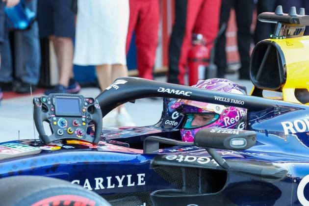 2nd starting position in the race, Max Verstappen Oracle Red Bull Racing 3 , Grand Prix of Miami, Motorsport, Men, Formula 1, Qualifying, 02 05 2026 Miami Florida USA Copyright: xkolbert-press ChristianxKolbertx