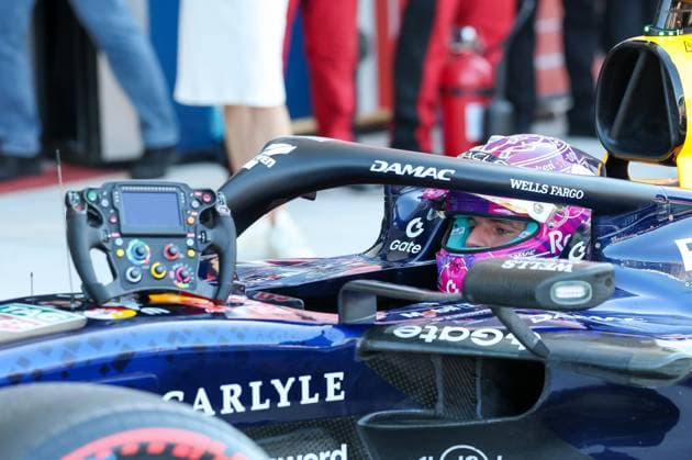 2nd starting position in the race, Max Verstappen Oracle Red Bull Racing 3 , Grand Prix of Miami, Motorsport, Men, Formula 1, Qualifying, 02 05 2026 Miami Florida USA Copyright: xkolbert-press ChristianxKolbertx