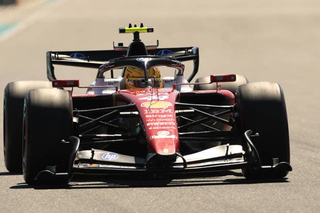 RECORD DATE NOT STATED 2nd May 2026; Miami International Autodrome, Miami, Florida, United States of America; 2026 FIA Formula 1 Miami Grand Prix; Qualifying; Lewis Hamilton (44) of Great Britain and Scuderia Ferrari HP races into turn 11 JeffxRobinson