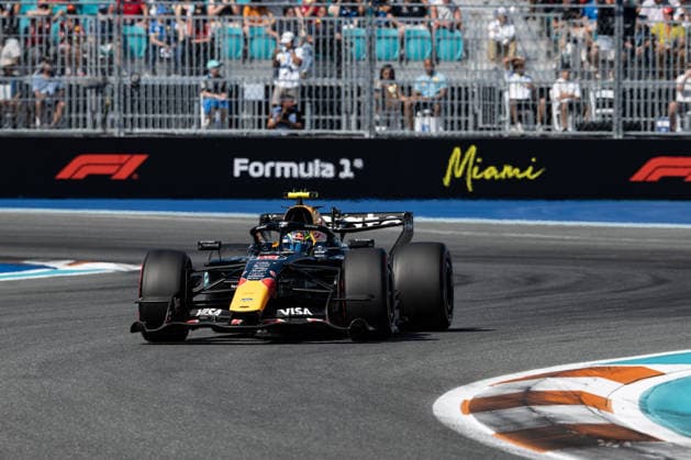Miami, Florida, USA - May 2, 2026: Isack Hadjar of France driving the (6) Oracle Red Bull Racing RB22 during qualifying for the Miami Grand Prix 2026 at Hard Rock Stadium in Miami, USA  Copyright: xRichardxCallis SportsxPressxPhotox Sportspressphoto_SPR140180