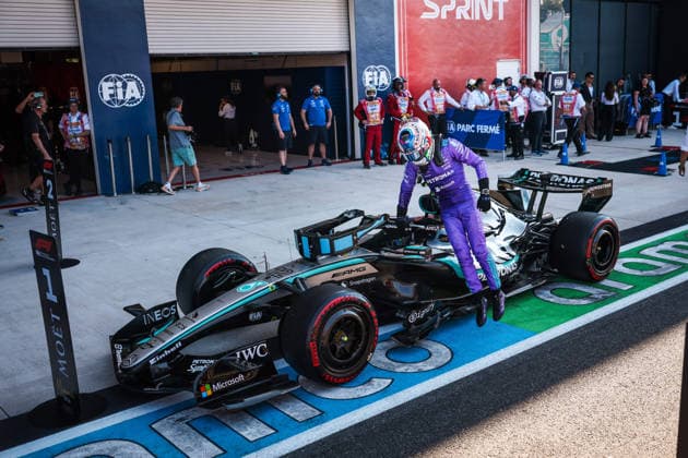 F1 - MIAMI GRAND PRIX 2026 KIMI ANTONELLI Andrea (ita), Mercedes AMG F1 Team W16, portrait during the Formula 1 Miami Grand Prix 2026, 4th round of the 2026 Formula One World Championship, WM, Weltmeisterschaft from May 1 to 3, 2026 on the Miami International Autodrome, in Miami Gardens, USA - Miami GardensUnited States  Copyright: xANTONINxVINCENTx
