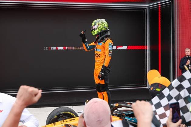 Winner, Sprint Race, Lando Norris McLaren Formula 1 Team 1 , Grand Prix of Miami, Motorsport, Men, Formula 1, Sprint Race, 02 05 2026 Miami Florida USA Copyright: xkolbert-press ChristianxKolbertx