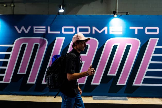 Formula 1 Miami Grand Prix 2026, USA - 02 May 2026 Mercedes-AMG PETRONAS F1 Team s Italian driver Andrea Kimi Antonelli in the paddock of the Formula 1 Miami Grand Prix 2026 Miami United States Copyright: xLucaxMartinix xSOPAxImagesx LMB01905