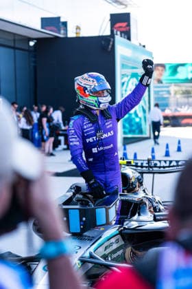 Formula 1 Miami Grand Prix 2026, USA - 02 May 2026 Mercedes-AMG PETRONAS F1 Team s Italian driver Andrea Kimi Antonelli after the qualifying of the Formula 1 Miami Grand Prix 2026 Miami United States Copyright: xLucaxMartinix xSOPAxImagesx LMB03471