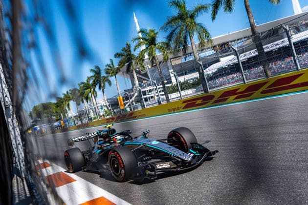 May 2, 2026, Miami, Florida, United States: Mercedes-AMG PETRONAS F1 Team s Italian driver Andrea Kimi Antonelli during the qualifying of the Formula 1 Miami Grand Prix 2026 Miami United States - ZUMAs197 20260502_aaa_s197_183 Copyright: xLucaxMartinix