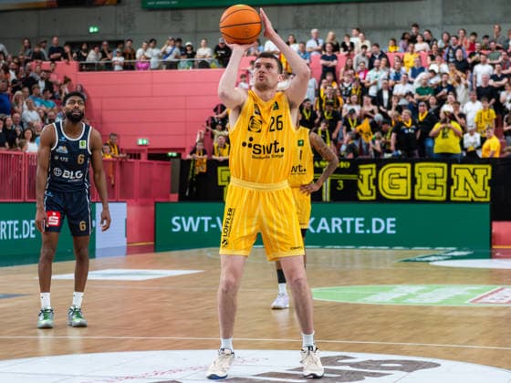 Till Joenke Tigers Tuebingen 26 , Tigers Tuebingen vs Eisbaeren Bremerhaven, Basketball, 2 Basketball Bundesliga ProA, Season 2025 2026, Matchday 34, 02 05 2026, Tigers Tuebingen vs Eisbaeren Bremerhaven, Basketball, 2 Basketball Bundesliga ProA, Season 2025 2026, Matchday 34, 02 05 2026 Tuebingen Copyright: xEibner-Pressefoto FlorianxSchustx EP_FSU